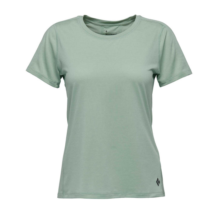 Black Diamond W Lightwire Ss Tech Tee Foam Green Dam - T-Shirt