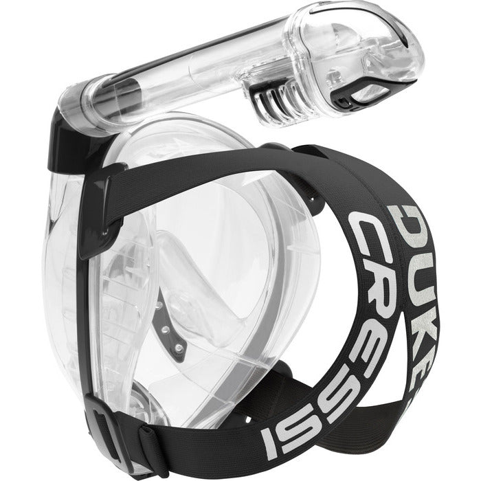 Cressi Duke Dry Full Face Mask Clear/Black M/L