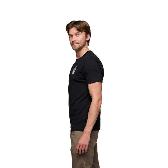 Black Diamond M Boulder Ss Tee Black Herr - T-Shirt