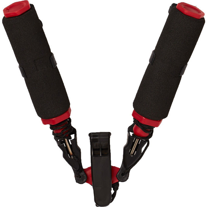 Nordic Grip Ice Spikes Black/Red Os