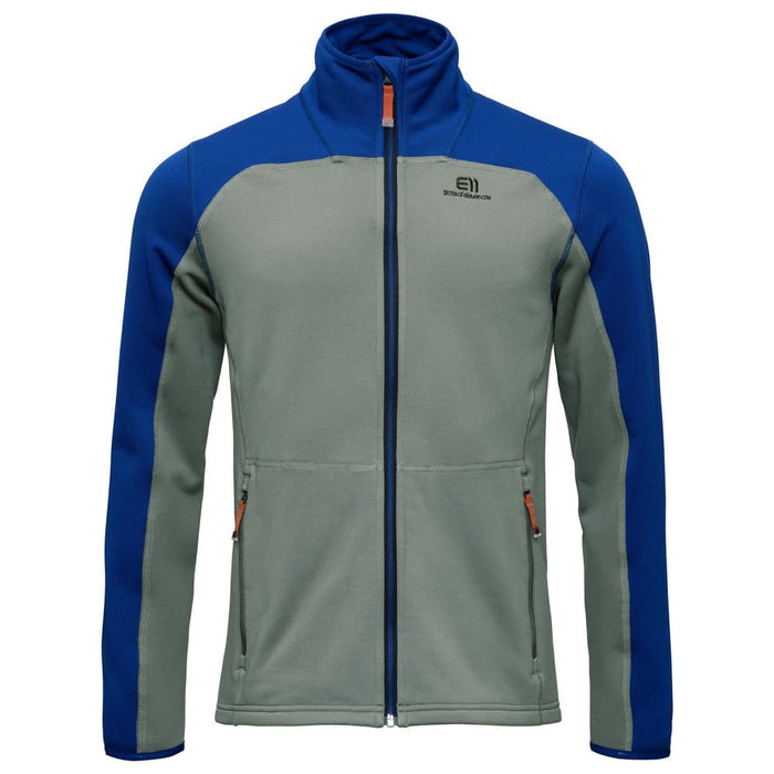 Elevenate M Skiers Fleece Zip - Gray Green