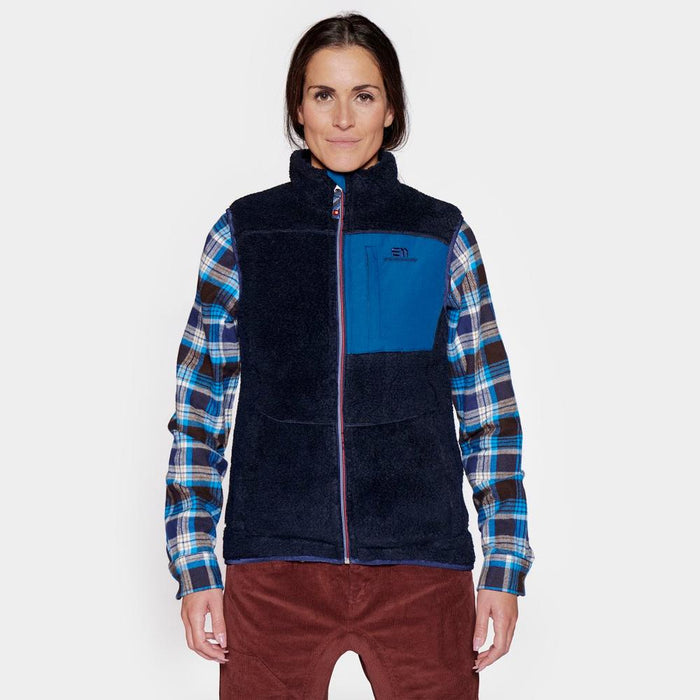 Elevenate W Glacier Pile Vest - Dark Navy