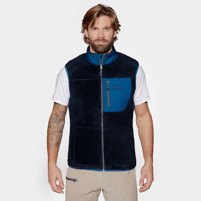 Elevenate M Glacier Pile Vest - Dark Navy