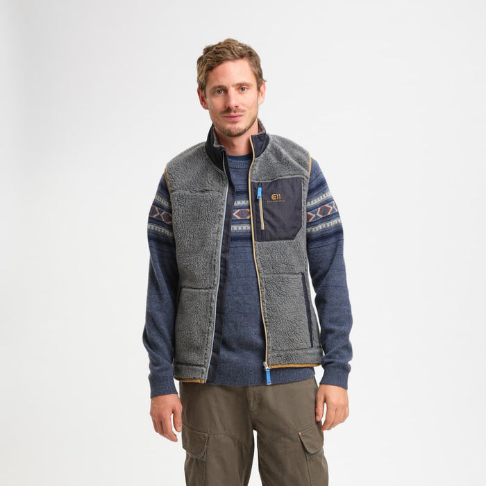 Elevenate M Glacier Pile Vest - Rock