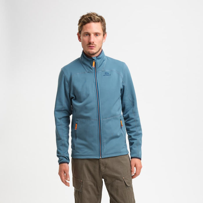 Elevenate M Skiers Fleece Zip - Indian Blue