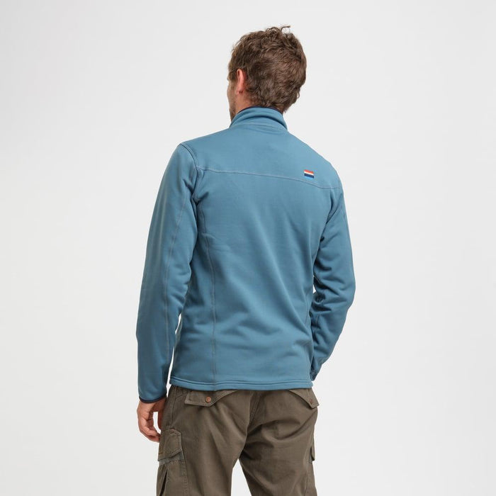 Elevenate M Skiers Fleece Zip - Indian Blue