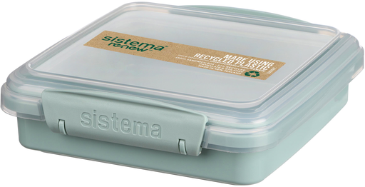 Sistema Renew Sandwich Box Green/Blue 450 Ml