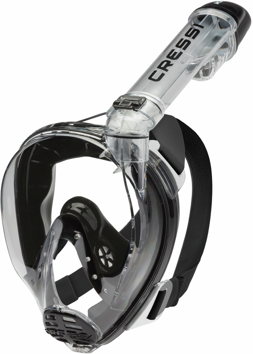 Cressi Knight Full Face Mask Black/Clear S/M