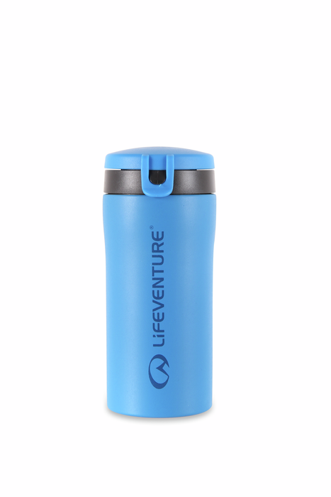 Lifeventure Flip-Top Thermal Mug Matt Blue 300 Ml