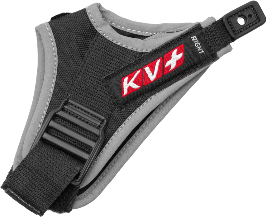 Kv+ Skidstav Strap Elite Clip Svart/grå S