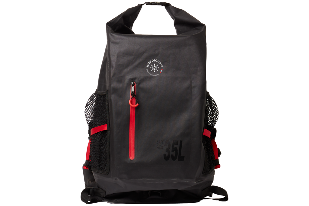 Nordic Grip Waterproof Backpack Black 35 L