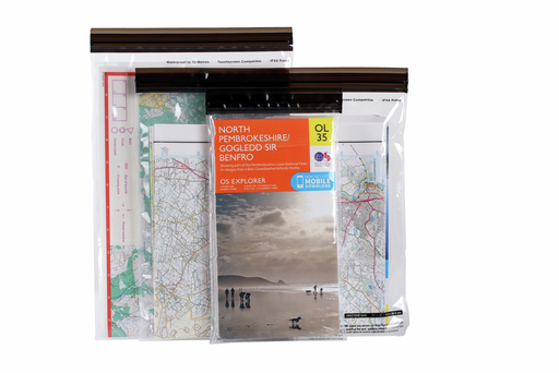 Lifeventure Dristore Loctop Bags - For Maps Black/Clear 3Stk I Pk