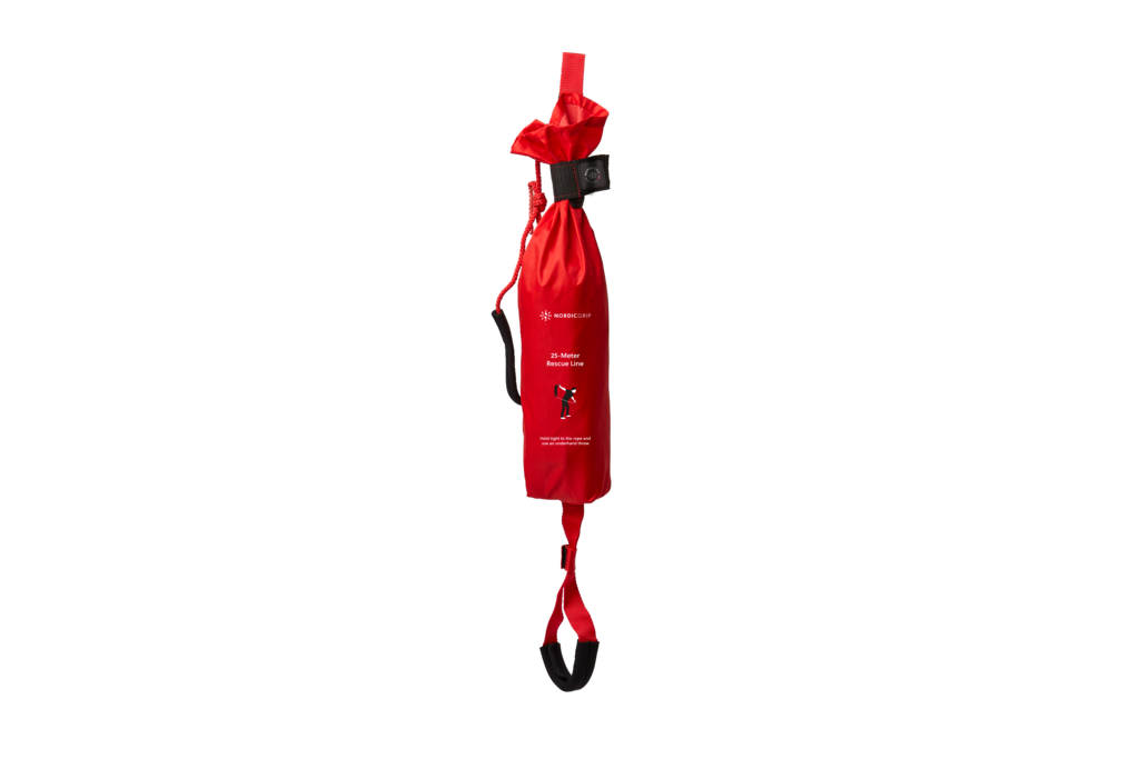 Nordic Grip Rescue Rope Bag Red Os