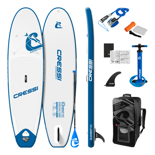 Cressi Element All Round Isup Set 10'2'' White/Blue Onesize