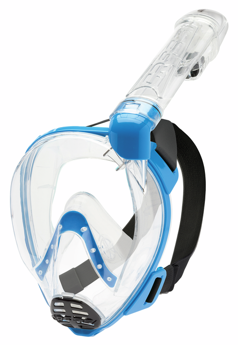 Cressi Baron Full Face Mask Clear/Blue S/M