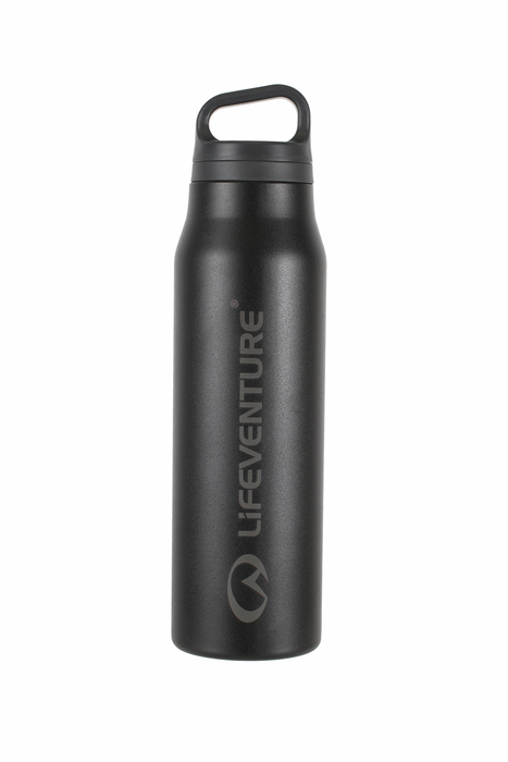 Lifeventure Hot & Cold Vacuum Flask Matt Black 500 Ml