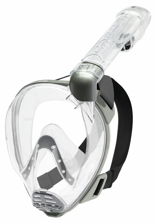 Cressi Baron Full Face Mask Clear/Silver S/M