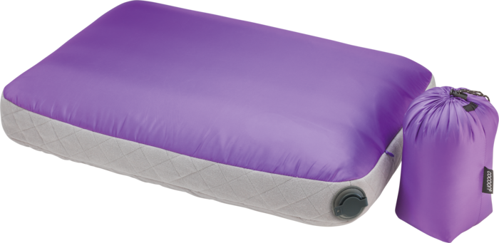 Cocoon Air Core Pillow 40x55 cm Ultralätt Uppblåsbar Kudde Purple/Grey - Kudde