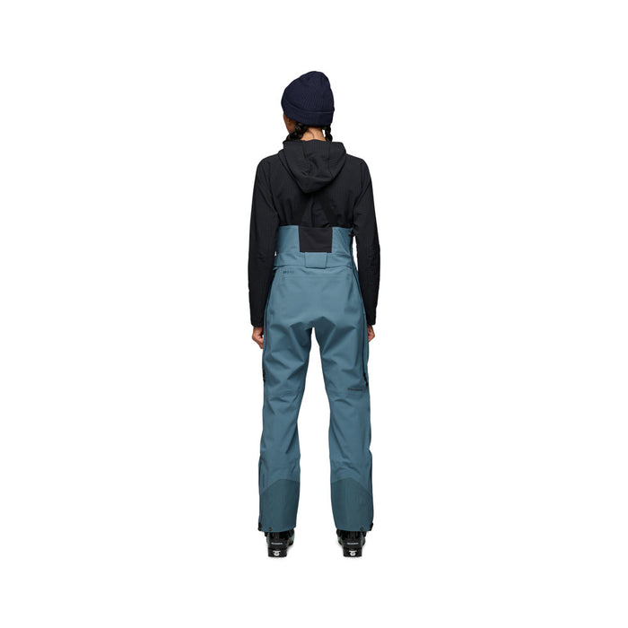 Black Diamond W Recon Stretch Bibs Creek Blue Dam - Hängselbyxor